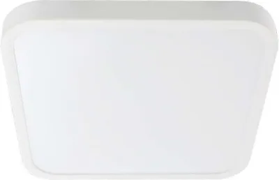 Produktbild von Quadratische LED-Kuppelleuchten - 295mm - IP44 - Weiß - 24W - 2400 Lumen - 4000K
