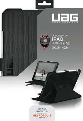 Produktbild von Urban Armor Gear Metropolis, Flip case, Apple, iPad 10.2", 7th Gen, 25,9 cm (10.2")