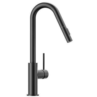 Produktbild von Cecipa MAX Küchenarmatur Schwarz | 304 Edelstahl Einhebel | Ausziehbar & 360° Drehbar | 2 Ausgänge (Brause/Direktstrahl)