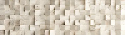 Produktbild von Sanders & Sanders selbstklebende Tapetenbordüre quadratische Holzstücke Beige 500 x 14 cm