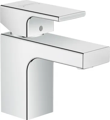 Produktbild von hansgrohe Vernis Shape Einhebel-Waschtischarmatur 70 mit Zugstangen-Ablaufgarnitur, Ausladung 89 mm, 71560000