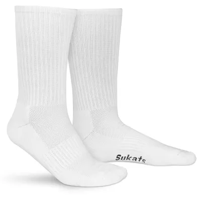 Produktbild von Sukats® The Sporter, 6 Paar Sportsocken Damen und Herren, Tennissocken, Padelsocken & Laufsocken, Größe 39-42, Weiß, Nahtlos