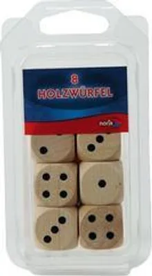 Produktbild von Noris 606151040 Würfel aus Holz natur