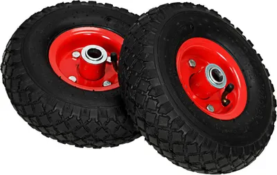 Produktbild von vidaXL Sackkarrenräder 2 Stk. Gummi 3,00-4 (245x82)