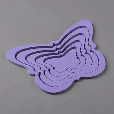 Produktbild von Mucola Wandtattoo Wandbild / Schmetterling in Lila