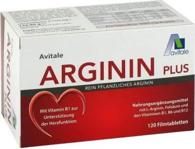 Zdjęcie produktu dla Arginina Plus Witamina B1+B6+B12+Kwas foliowy Filmtabs 120 kapsułek