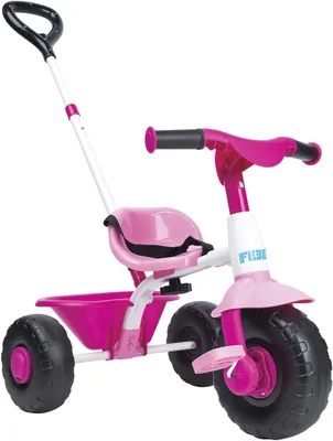 Obrázok produktu pre FEBER 800012811, 1 rok / roky, 3 koleso/kolesá, Čierna, Ružová, Biela
