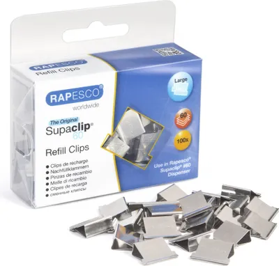 Image de RAPESCO Dokumentenclip-Spender Supaclip 60 transparent
