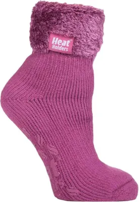Produktbild von Heat Holders Damen Bettsocken mit ABS Stopper | 1 Paar Antirutsch Kuschelsocken
