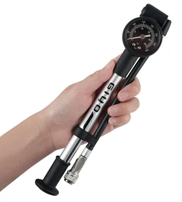 Produktbild von Schockdämpfer-Vorpumpen - 350 PSI - Mit Manometer - Aluminium - 144 g