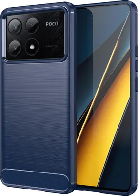 Produktbild von Xiaomi Poco X6 Pro 5G Hülle - Coverup Armor Brushed TPU Back Cover - Blau