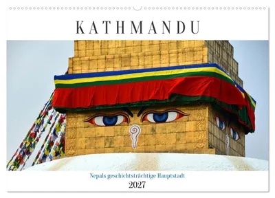 Produktbild von KATHMANDU, Nepals Hauptstadt (Wandkalender 2027 DIN A2 quer), CALVENDO Monatskalender