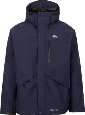 Image de Trespass Veste homme Corvo à capuche, imperméable TP296 (S) (Bleu marine)