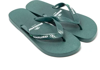 Produktbild von BRASILERAS Herren Zehensandalen mit rutschfester Sohle bequem schuhe strand/schwimmbad/stadt militärgrün 35/36 EU - UBCPOM