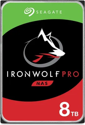 Produktbild von Seagate IronWolf Pro ST8000NE001 Interne Festplatte 3.5 Zoll 8000 GB Serial ATA III
