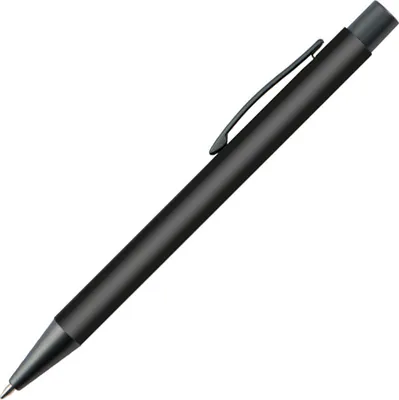 Produktbild von 10 Kugelschreiber / mit Clip aus Metall / Farbe: schwarz