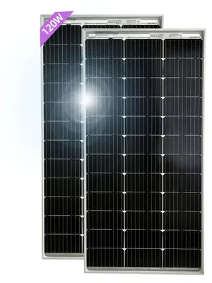 Produktbild von Solarpanel, hohe Effizienz, vielseitige Anwendung, Bifacial 120W 2PCS