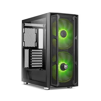 Produktbild von NOX Hummer Nova, Midi Tower, PC, Schwarz, ATX, ITX, micro ATX, SPCC, Taschenlüfter