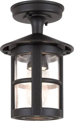 Zdjęcie produktu dla Lampa sufitowa zewnętrzna Hereford 1xE27 czarna Elstead BL21A-BLACK