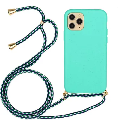 Produktbild von Hülle für Apple iPhone 13 Mini Handy Silikon Case Handykette Band Schnur Etui