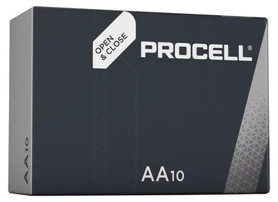 Image de Pile Duracell Procell Aa Lr06 (boîte 10) Alimentation Fiable Pour Appareils Professionnels - Générique