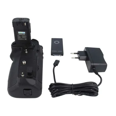 Produktbild von Batteriegriff kompatibel mit Canon EOS R - ersetzt BG-E22RC - inkl. Fernbedienung