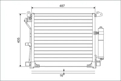 Produktbild von VALEO 822579 Kondensator Klimaanlage Klimakondensator für NISSAN JUKE (F15) +Trockner