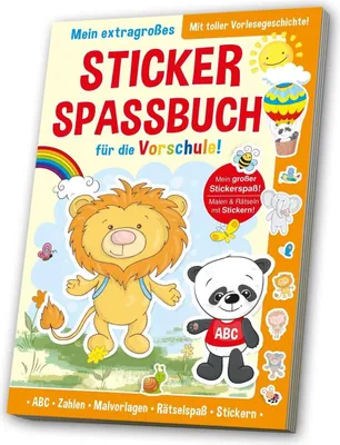 Produktbild von Stickerspaßbuch Vorschule
