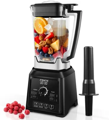 Produktbild von Fentic Hochleistungsmixer – 2000 Watt – 2 L – Standmixer & Smoothie Maker – Ice Crusher – 8 Geschwindigkeitsstufen – 4 Programme – 8 Edelstahlmesser