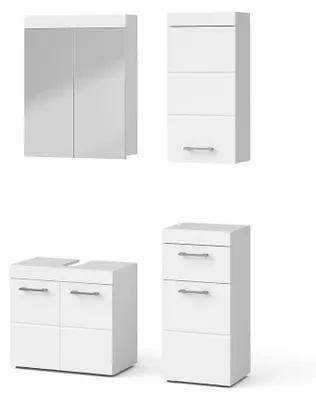 Produktbild von Badmöbel-Set Vicco Luna Weiß 4 Teile, Model 38782