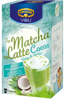 Produktbild von Krüger You Typ Matcha Latte Cocos 10er