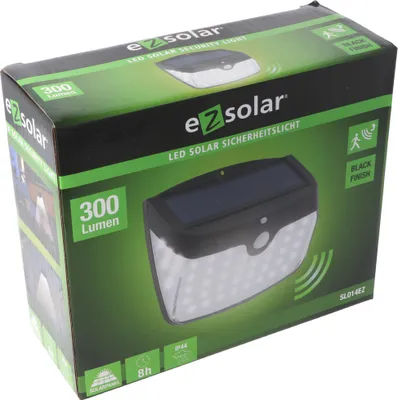 Produktbild von Wandlicht LED Solar Sicherheitslicht inklusive 18650 Li-ion Standard Akku 66,5x18mm, mit Solarpanel