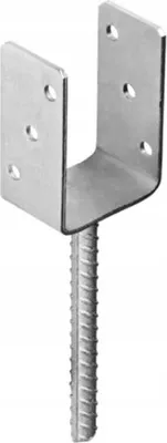 Produktbild von Pfostenträgeranker 141x120mm M18 zum Einbetonieren