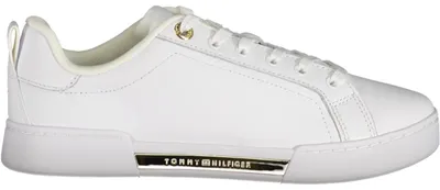 Produktbild von Eleganter weißer Damensportschuh mit kontrastierenden Details
