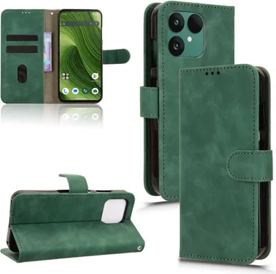 Produktbild von Kunst-Leder Hülle für Fairphone 6 Skin Feel Magnetische Flip Book Wallet Tasche