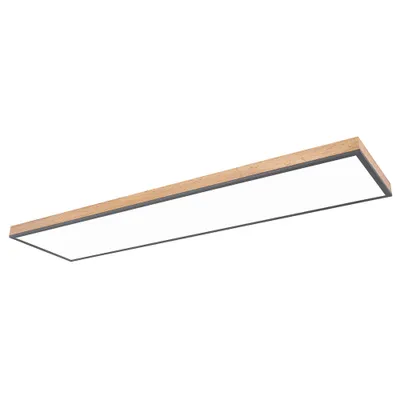 Immagine prodotto di Lampada da soggiorno a LED, effetto legno, opale, L 120 cm