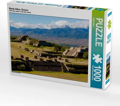 Produktbild von CALVENDO Puzzle Monte Alban, Oaxaca | 1000 Teile Lege-Größe 64x48cm Foto-Puzzle für glückliche Stunden