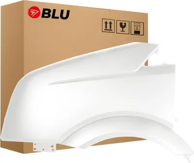 Image de BLU Aile Compatible avec VW Volkswagen Crafter LB9A Gauche Weiss CandyWeiss | 2005-2017 | Avant | Peint| Prêt à Monter | Galvanisé