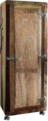 Image de MASSIVMOEBEL24 | Armoire 60x48 Bois de récupération laqué Multicolore FREEZY #06