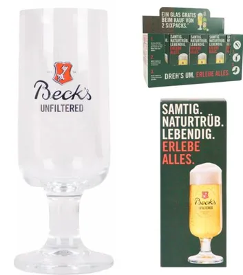 Immagine prodotto di Bicchiere da birra Becks 300 ml