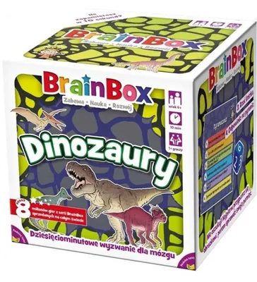 Obrázok produktu pre Gra BrainBox Dinozaury