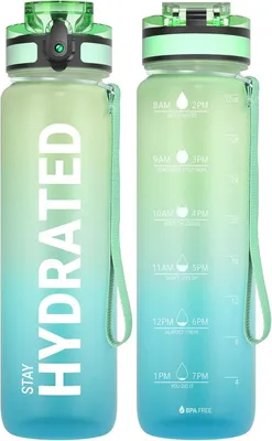 Image de Sahara Sailor Gourde Sport BPA-free Tritan 1L anti-fuite Menthe 32oz