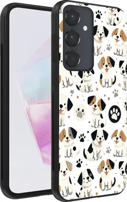 Produktbild von Handyhülle passend für Samsung Galaxy A35 mit Hundedruck - TPU Back Cover Case Dog Design