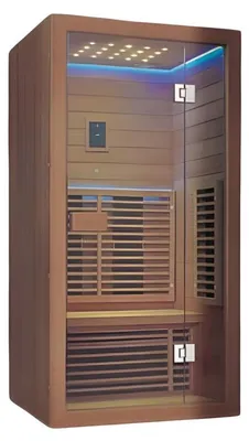Produktbild von Saunaraum Lichtsauna Trockensauna Infrarotsauna Sauna Saunakabine 120x100 cm