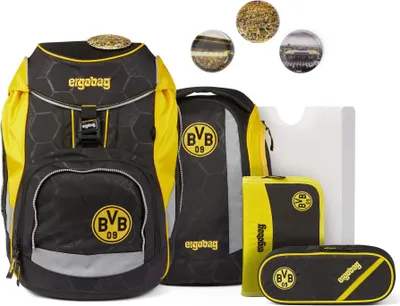 Produktbild von Ergobag Schulranzen Set 6tlg. Pack (2021) Borussia Dortmund