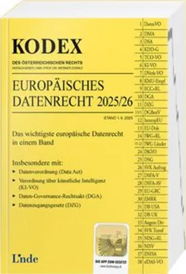 Obrázok produktu pre KODEX Europäisches Datenrecht 2025/26