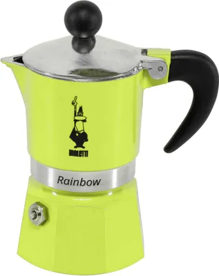 Obrázek produktu pro Bialetti Rainbow, 0,06 l, Hliník, Termoplastik, Zelená, 140 mm, 6,2 cm