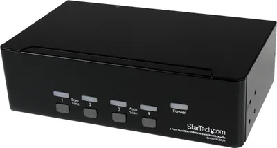 Produktbild von StarTech.com 4 Port Dual DVI USB KVM Switch/