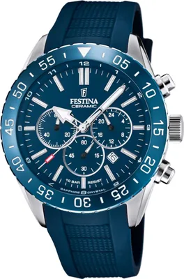 Zdjęcie produktu dla Zegarek męski FESTINA 20515/1 granatowy sportowy do pływania
