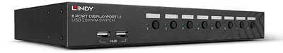 Produktbild von LINDY 8 Port DisplayPort 1.2 & USB 2.0 KVM Switch